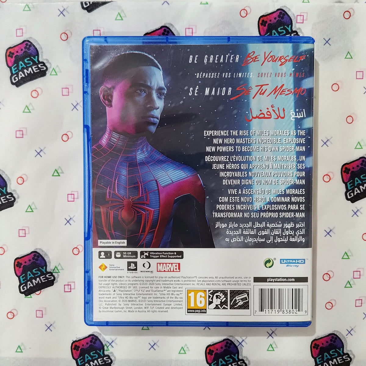 Spider-man Miles Morales PS5 *Europeo EASY GAMES