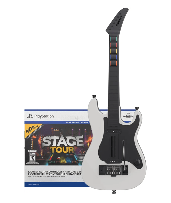 Stage Tour Game + Kramer Guitar Bundle PS5 (Physical Disc) EASY GAMES