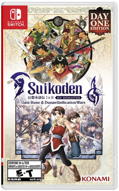 Suikoden I & II HD Remastered Nintendo Switch Konami