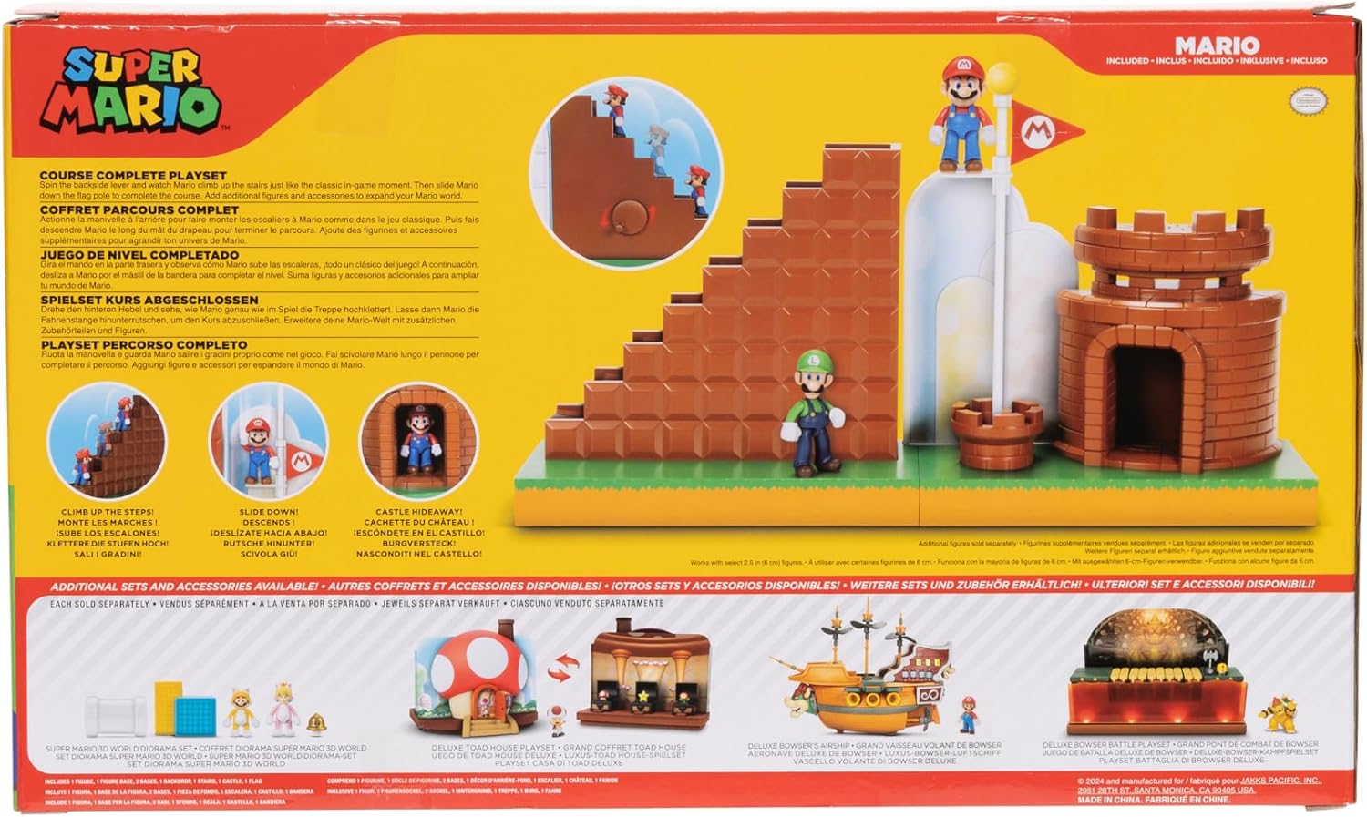 SUPER MARIO JUEGO COMPLETO FIGURAS DE ACCIÓN EASY GAMES
