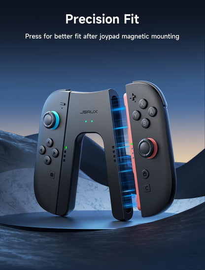 Switch 2 Charging Grip Magnetic, Controller for Switch 2 JoyPads JSAUX