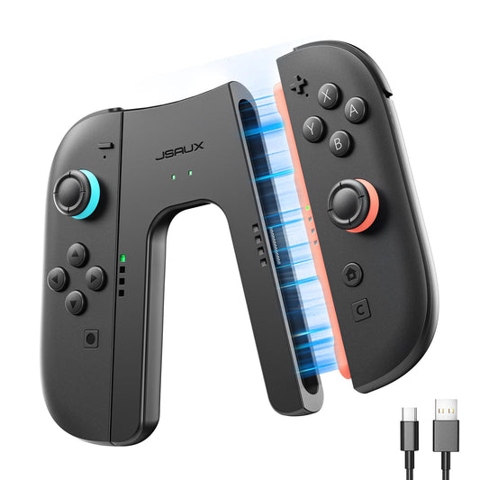 Switch 2 Charging Grip Magnetic, Controller for Switch 2 JoyPads JSAUX