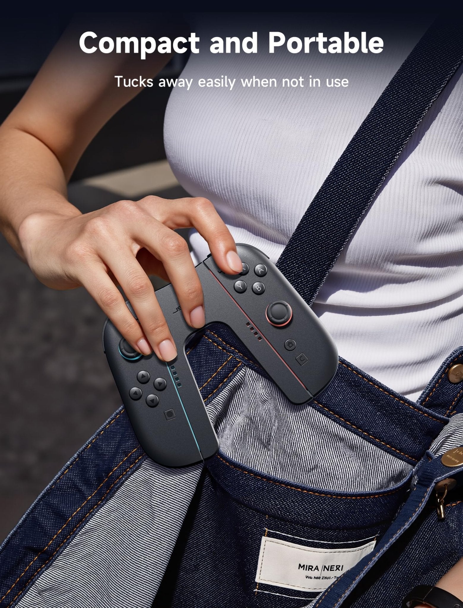Switch 2 Charging Grip Magnetic, Controller for Switch 2 JoyPads JSAUX