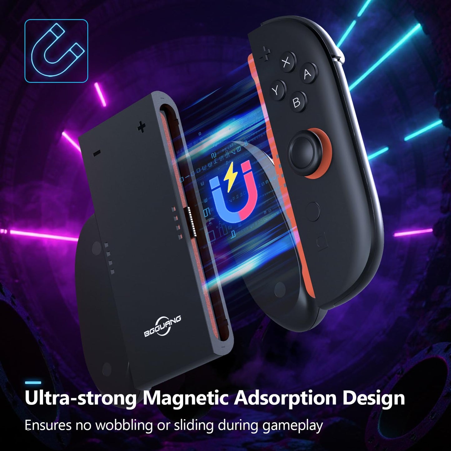 Switch 2 Joycon Charging Grip BGGUANG