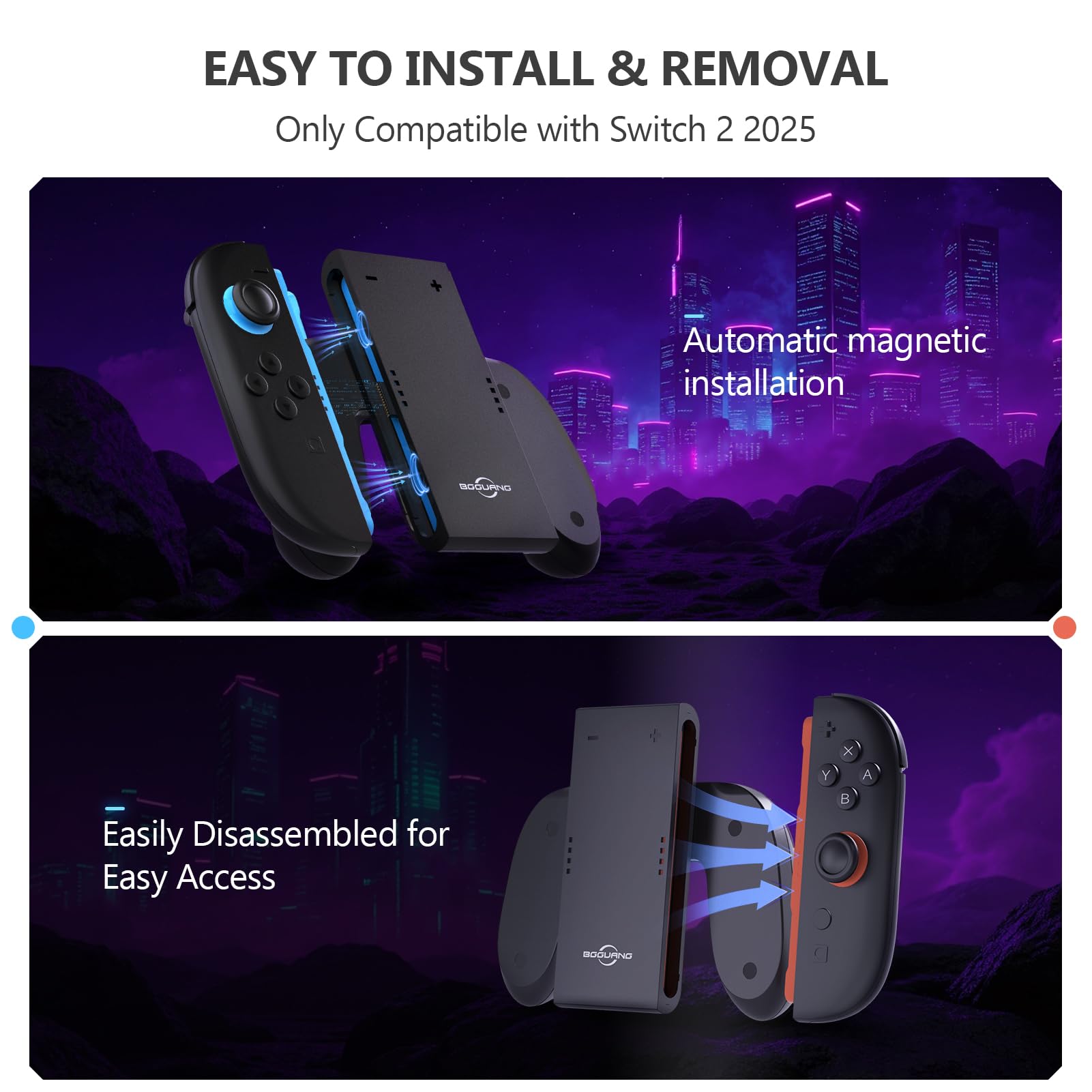 Switch 2 Joycon Charging Grip BGGUANG