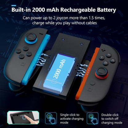 Switch 2 Joycon Charging Grip BGGUANG