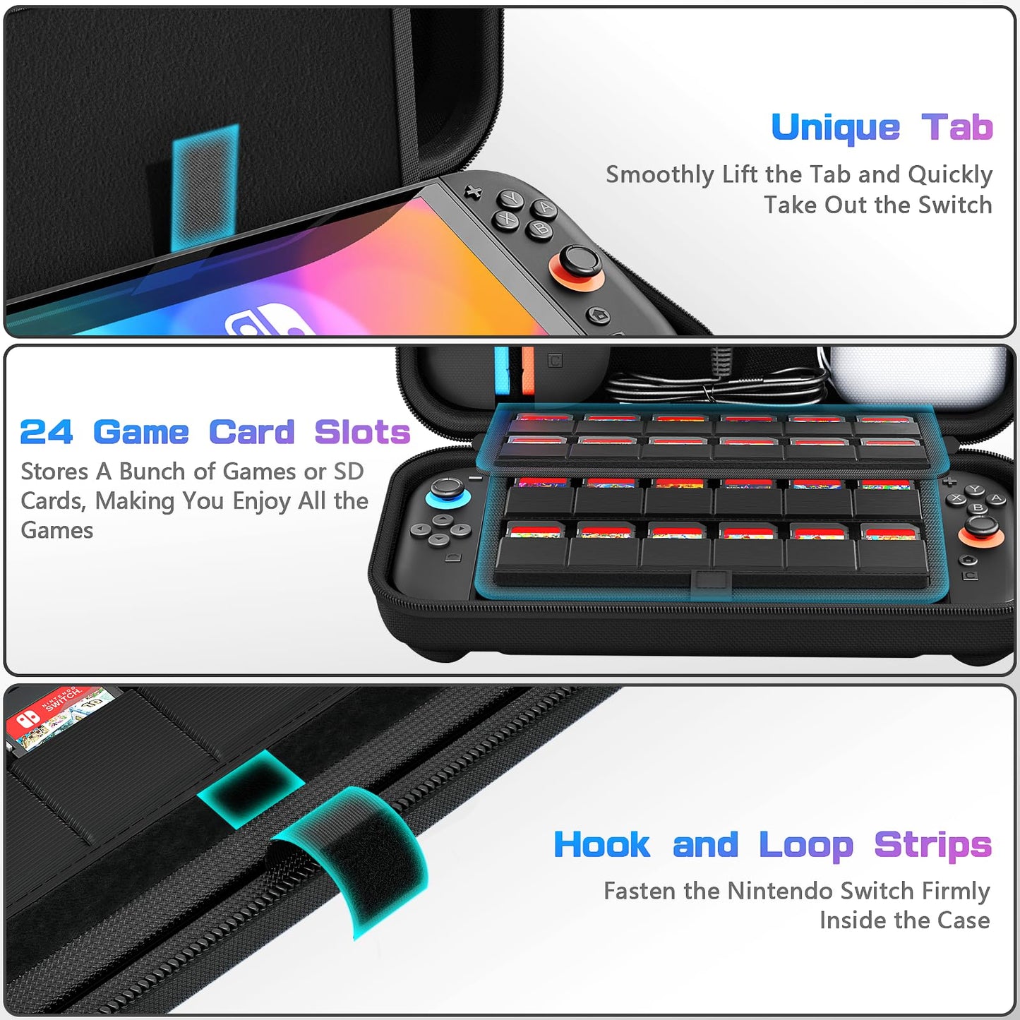 Switch Carrying Case Compatible with Nintendo Switch 2 daydayup
