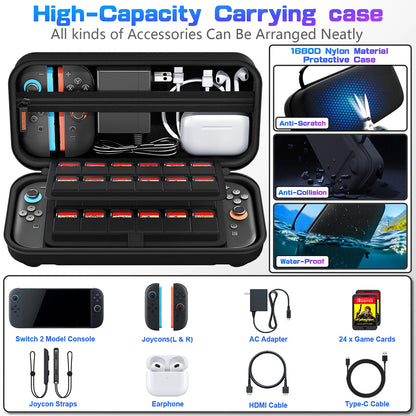 Switch Carrying Case Compatible with Nintendo Switch 2 daydayup