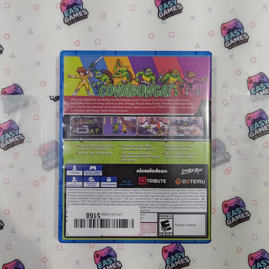 TEENAGE MUTANT NINJA SHREDDER'S REVENGE PS4 easy video game
