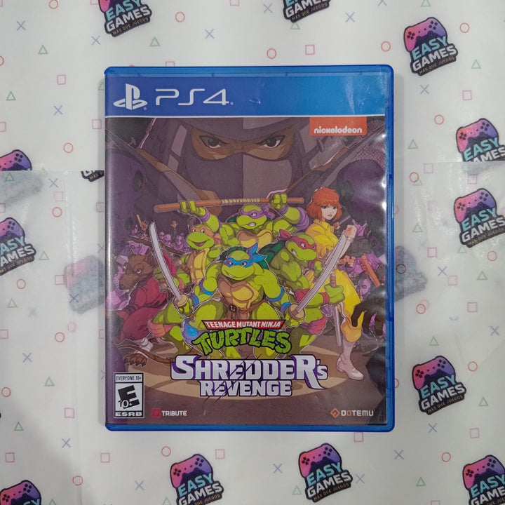 TEENAGE MUTANT NINJA SHREDDER'S REVENGE PS4 easy video game