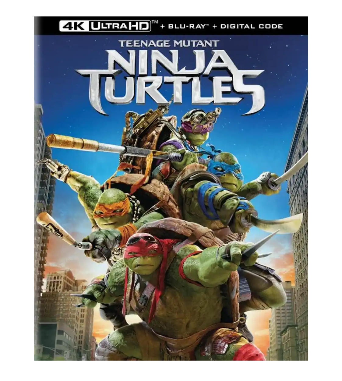 TEENAGE MUTANT NINJA TURTLES 4K BLURAY EASY GAMES