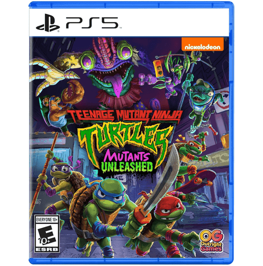 TEENAGE MUTANT NINJA TURTLES MUTANTS UNLEASHED PS5