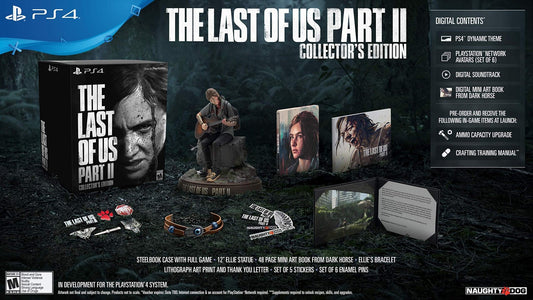 THE LAST OF US 2 COLLECTOR'S EDITION PS4 easy video game