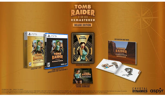 TOMB RAIDER I II III REMASTERED PS5 Deluxe