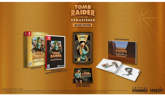TOMB RAIDER I II III REMASTERED Switch Deluxe