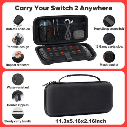 TPGSING Nintendo Switch 2 Accessories Bundle, 18 in 1 Kit for Switch 2 TPGSING
