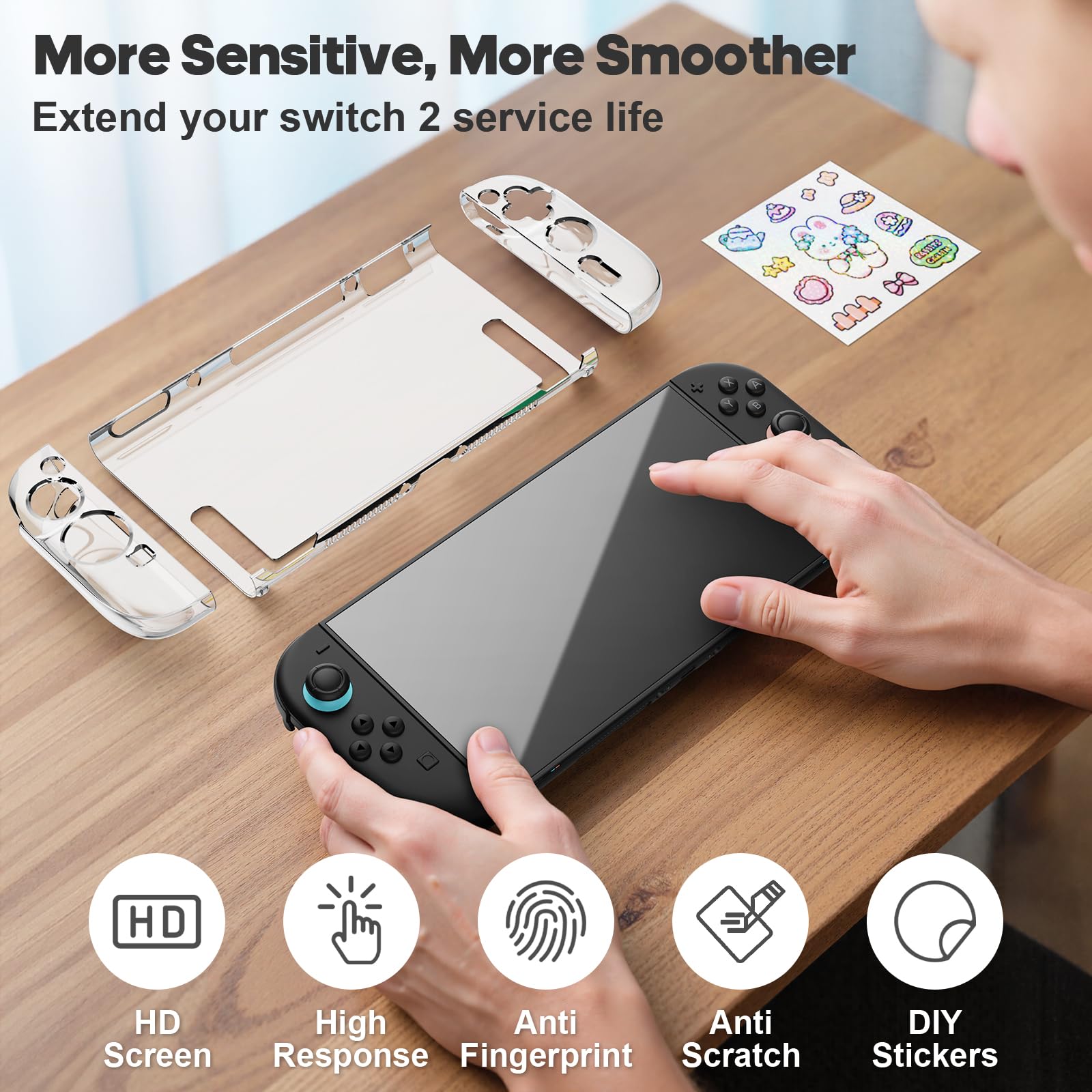 TPGSING Nintendo Switch 2 Accessories Bundle, 18 in 1 Kit for Switch 2 TPGSING