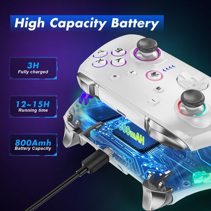 Wireless Pro Controller for Switch 2 Switch/Lite/OLED RuntoGOL