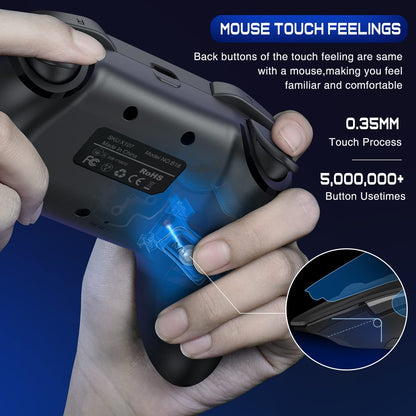 Wireless Switch Controller for Nintendo Switch 1 y 2/Lite/OLED Controller, ELISWEEN