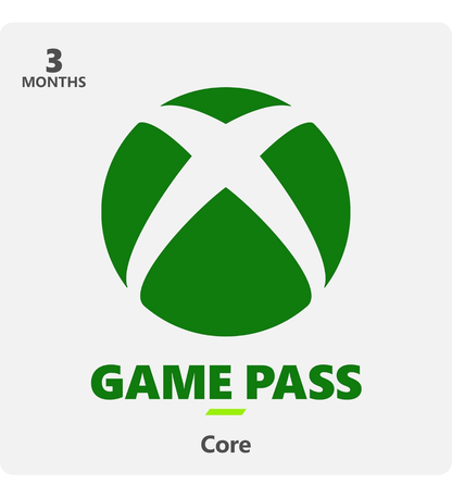 XBOX GAME PASS CORE 3 MESES