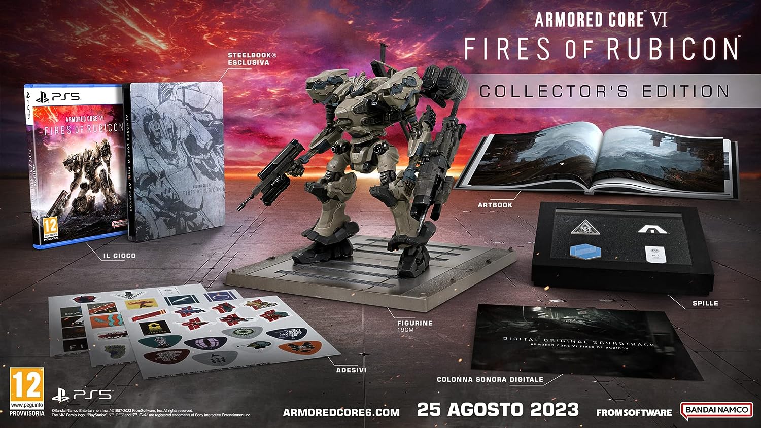 ARMORED CORE 6 FIRES OF RUBICON COLLECTORS PS5 - EASY GAMES