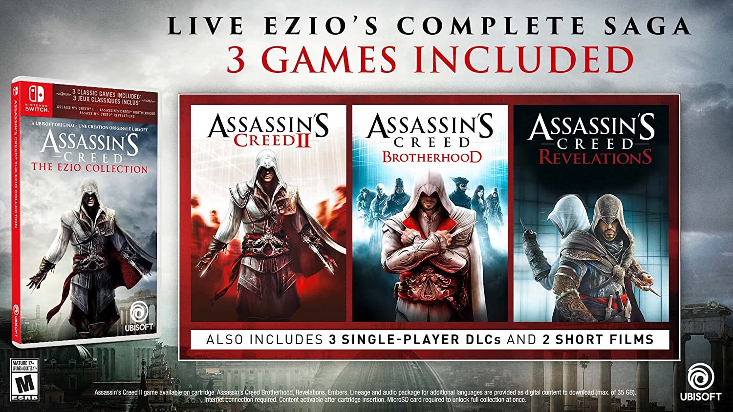 ASSASSIN'S CREED EZIO COLLECTION SWITCH - EasyVideoGame