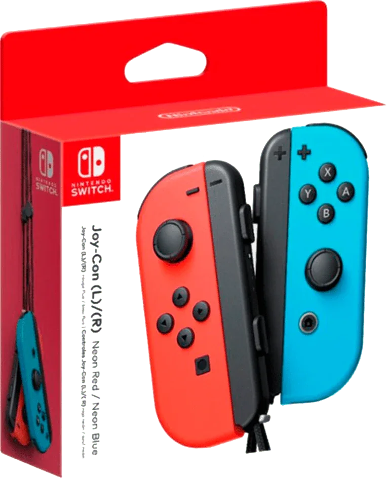 CONTROL NEON BLUE/RED- NINTENDO SWITCH easy video game