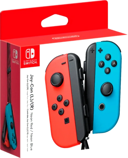 CONTROL NEON BLUE/RED- NINTENDO SWITCH easy video game