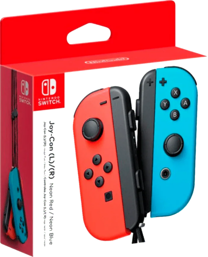 CONTROL NEON BLUE/RED- NINTENDO SWITCH easy video game