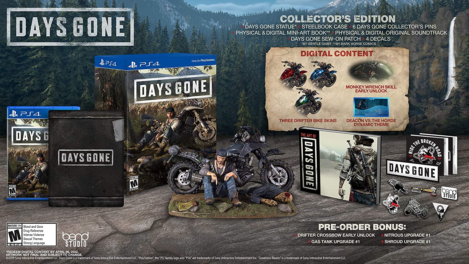 DAYS GONE COLLECTOR'S EDITION *USADO
