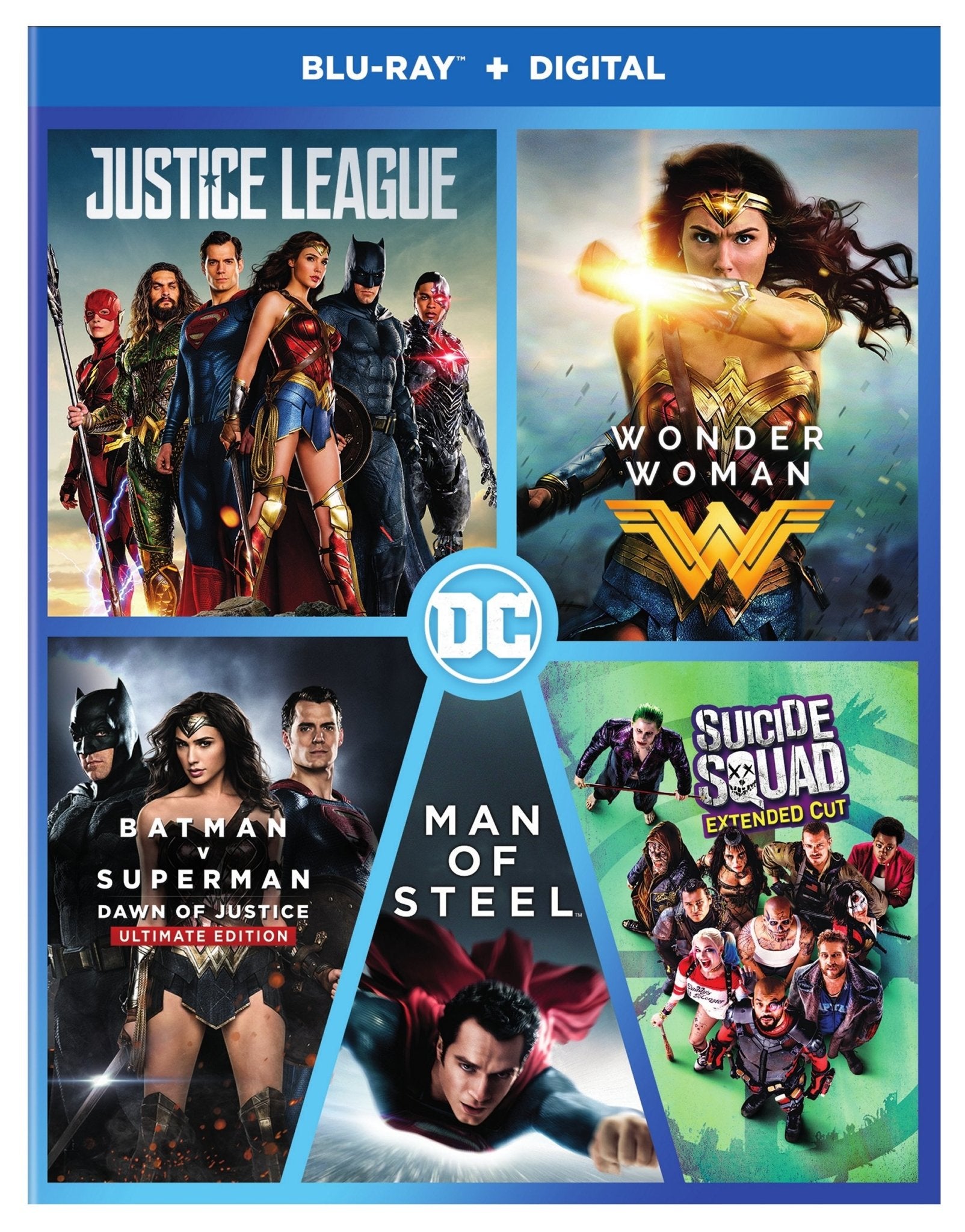 DC 5 FILM COLLECTION BLU RAY NUEVO - Easy Video Game