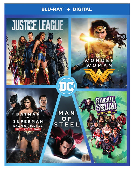 DC 5 FILM COLLECTION BLU RAY NUEVO