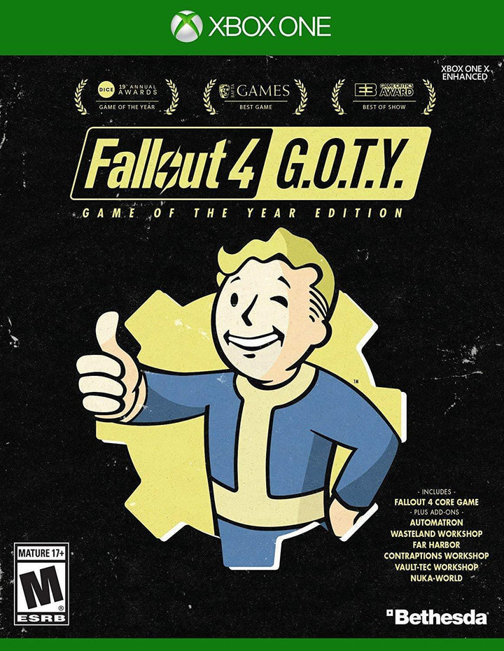 FALLOUT 4 GAME OF THE YEAR XBOX ONE + SERIES X easy video game