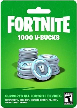 FORTNITE 1000 V-BUCKS EPIC GAMES PARA PC - Easy Video Game
