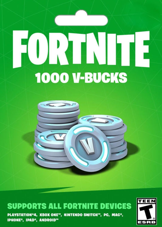 FORTNITE 1000 V-BUCKS PS4/XBOX - Easy Video Game