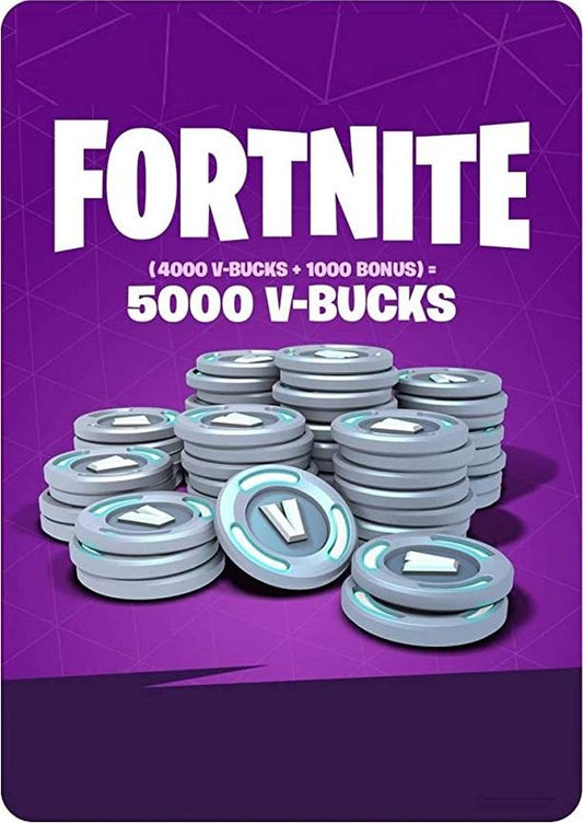 FORTNITE 5000 V-BUCKS PS4/XBOX - Easy Video Game