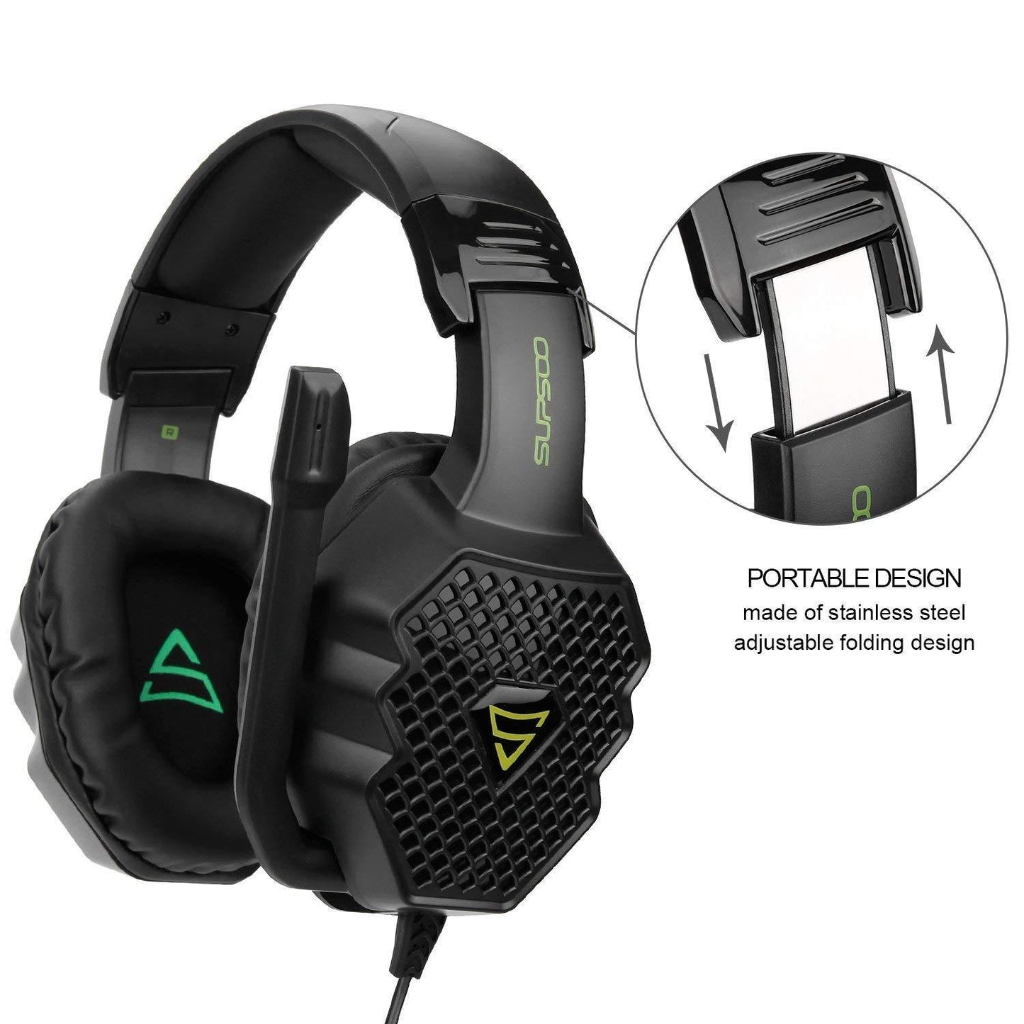 GAMING HEADSET SUPSOO G811 - PS4 - XBOXONE - PC - SWITCH - Easy Video Game
