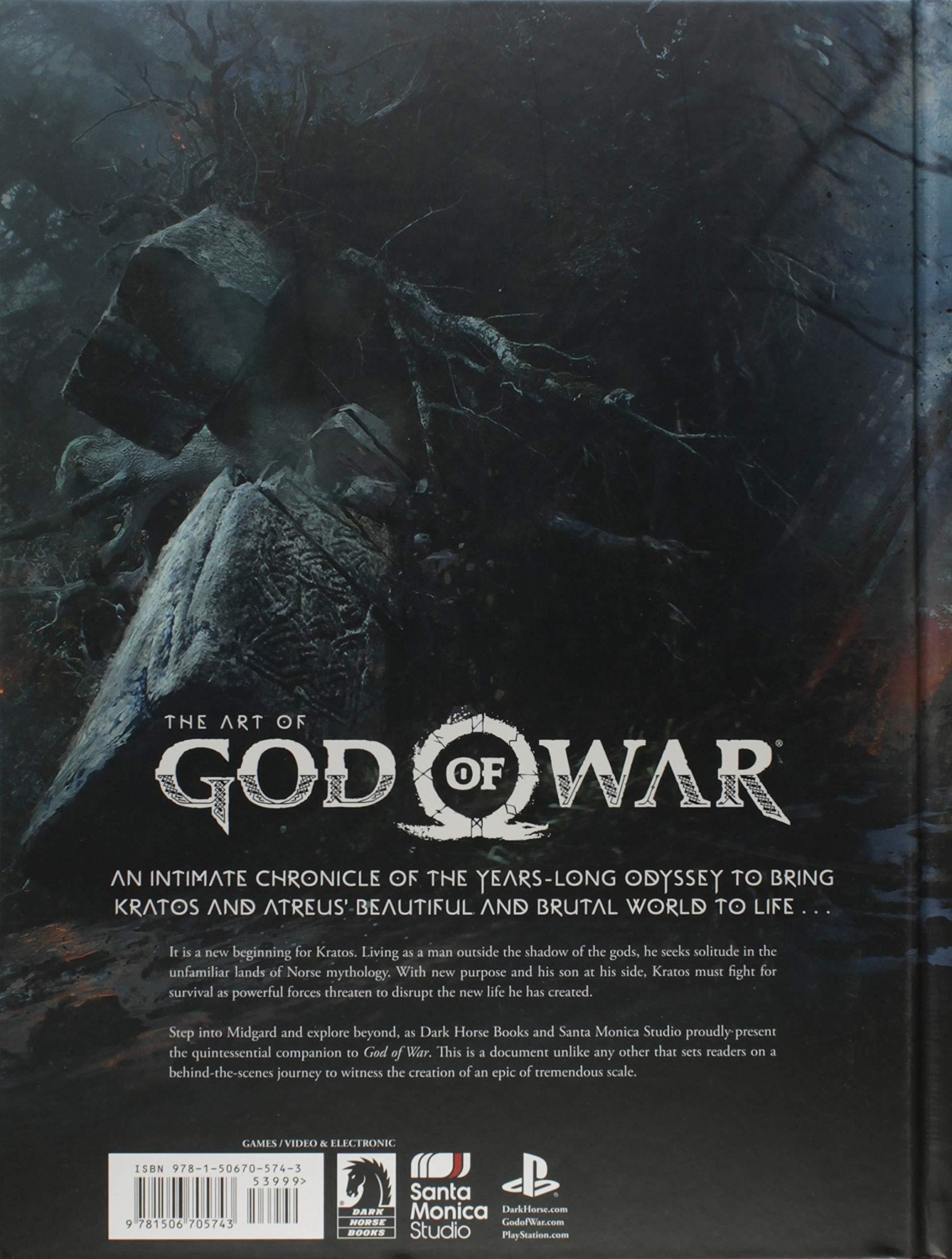 GOD OF WAR PS4 LIBRO DE ARTE - Easy Video Game