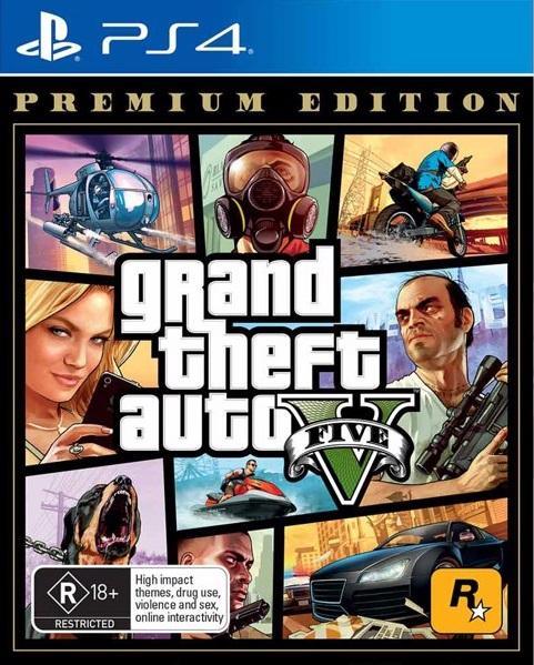 GRAND THEFT AUTO V PREMIUM EDITION PS4 easy video game