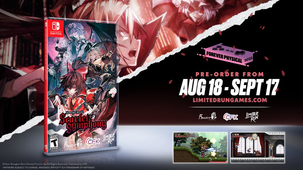 KOUMAJOU REMILIA: SCARLET SYMPHONY - LIMITED RUN - EASY GAMES