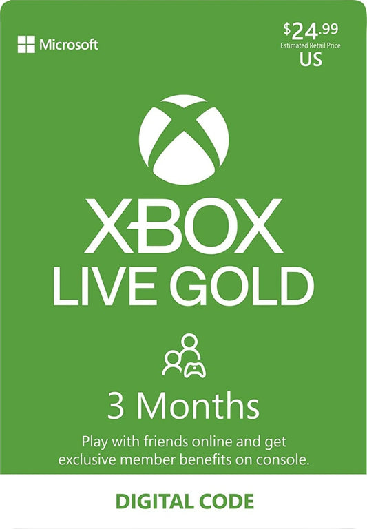 MEMBRESIA XBOX LIVE 3 MESES - Easy Video Game