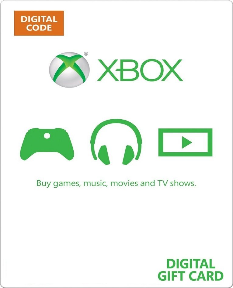 MICROSOFT XBOX GIFT CARD DIGITAL $10 a $100 - Easy Video Game