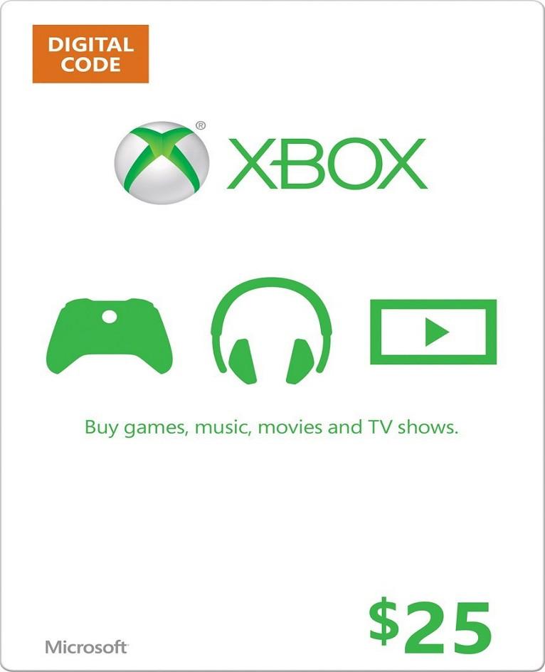 MICROSOFT XBOX GIFT CARD DIGITAL $10 a $100 - Easy Video Game