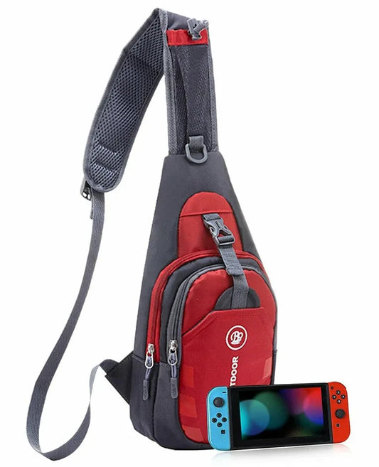 MOCHILA ROJA PARA NINTENDO SWITCH easy video game