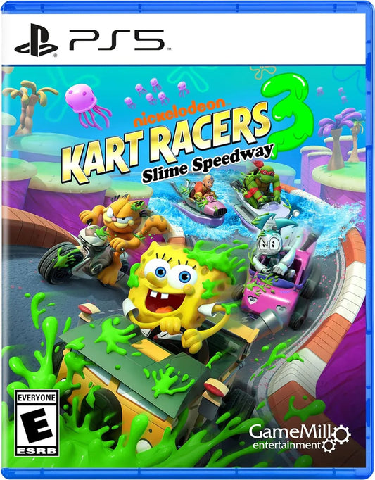 NICKELODEON KART RACERS 3 SLIME SPEEDWAY PS5 easy video game