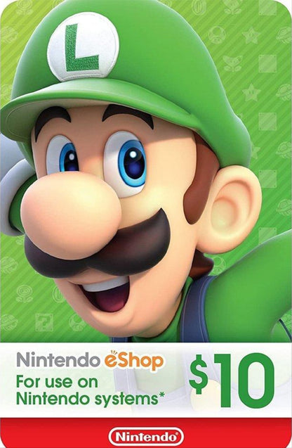 NINTENDO ESHOP CARD CODE $10