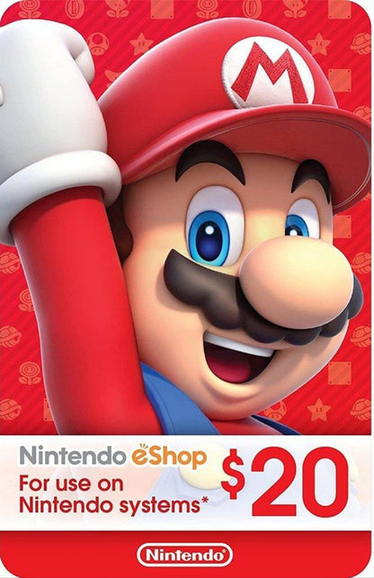 NINTENDO ESHOP CARD CODE $20