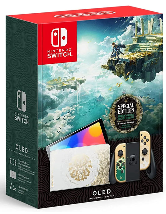 NINTENDO SWITCH OLED ZELDA TEARS OF KINGDOM easy video game