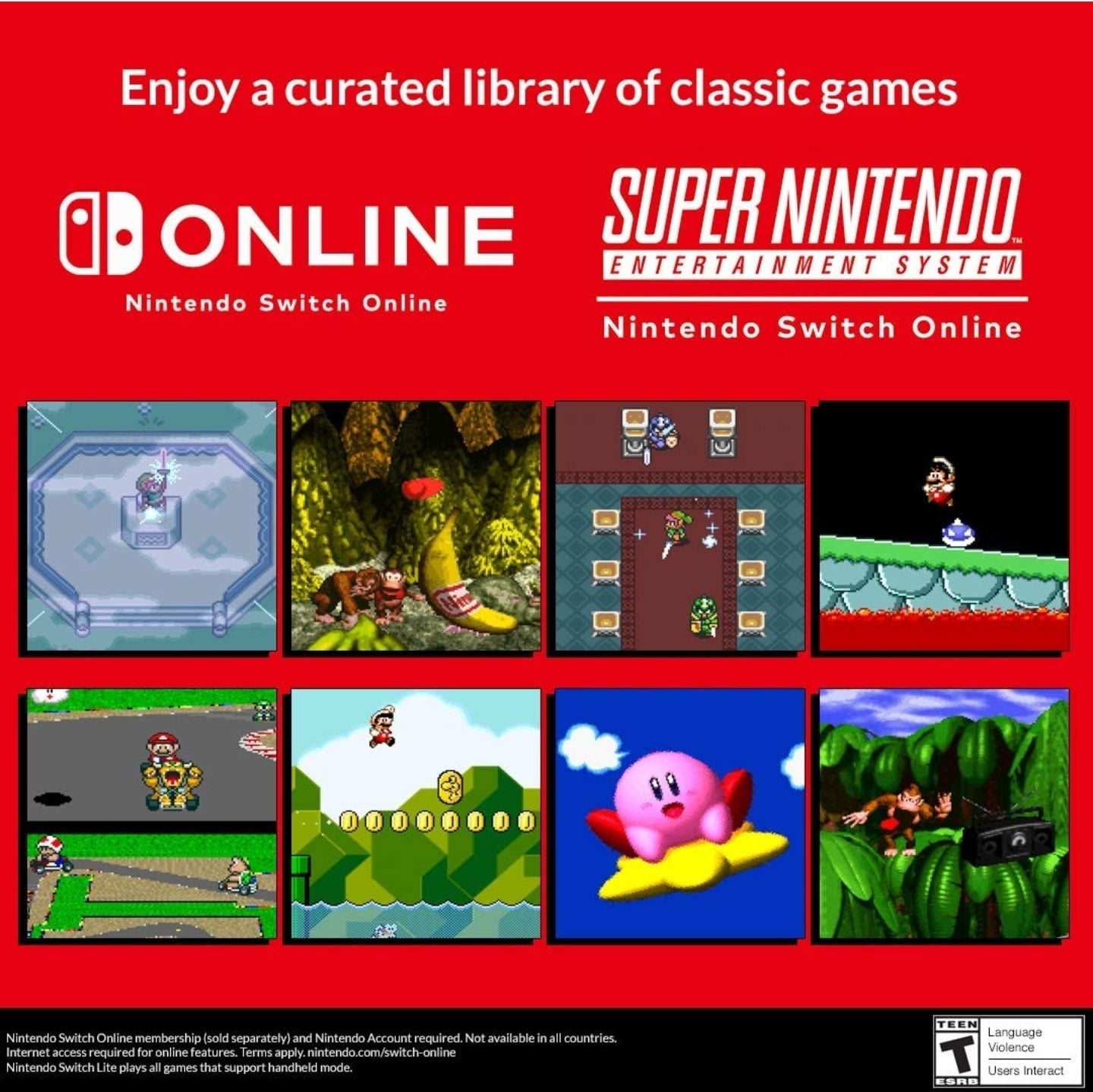 NINTENDO SWITCH ONLINE 12 MESES