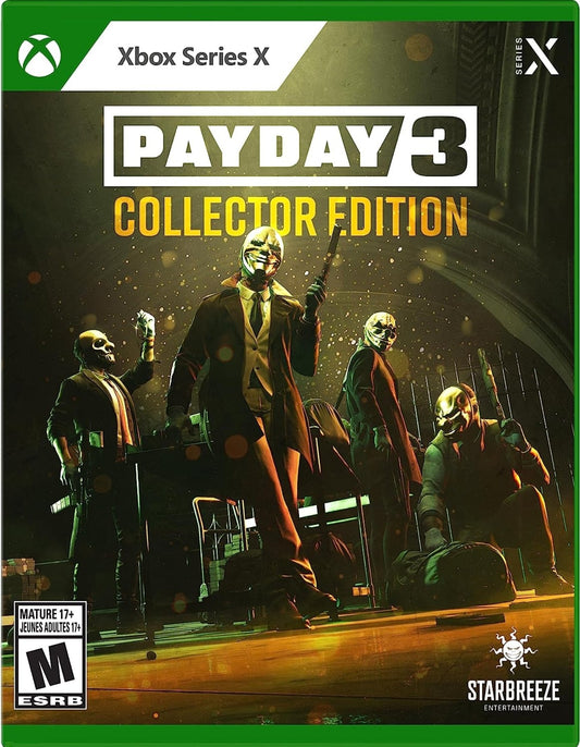 PAYDAY 3 XBOX SERIES X COLLECTOR'S EDITION